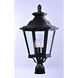 Knoxville 3 Light 23.5 inch Bronze Outdoor Pole/Post Mount