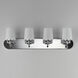 Durham 4 Light 30 inch Polished Chrome Bath Vanity Wall Light