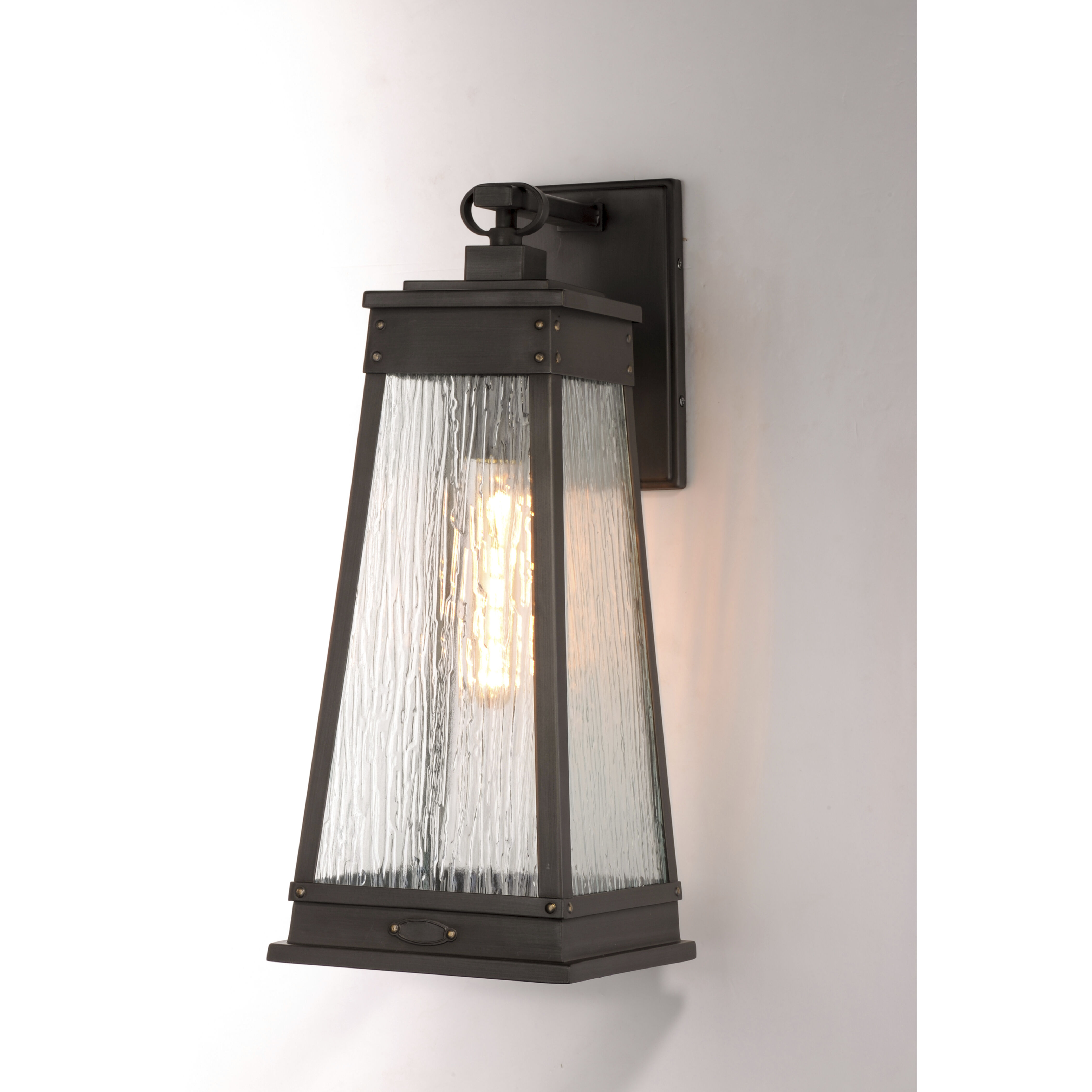 Schooner 1 Light 15 inch Olde Brass Outdoor Wall Sconce