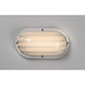 Bulwark 1 Light 5.75 inch White Outdoor Wall Mount