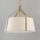 Bandera 3 Light 20.75 inch Natural Aged Brass Multi-Light Pendant Ceiling Light