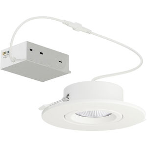 Slim Gimbal LED 5.25 inch White Flush Mount Ceiling Light