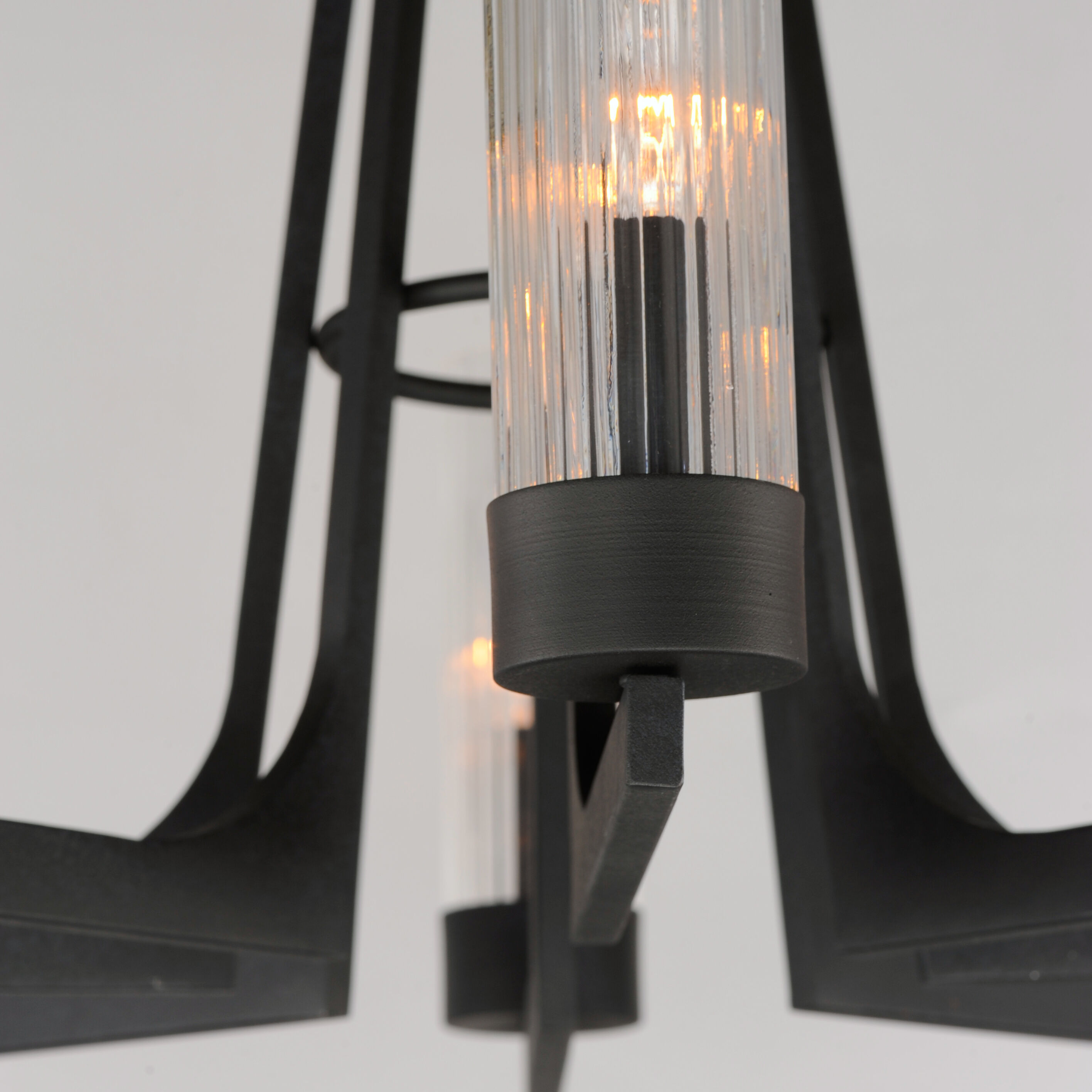 Maxim 30316CRAR Delos 8 Light 30 inch Anthracite Chandelier Ceiling Light