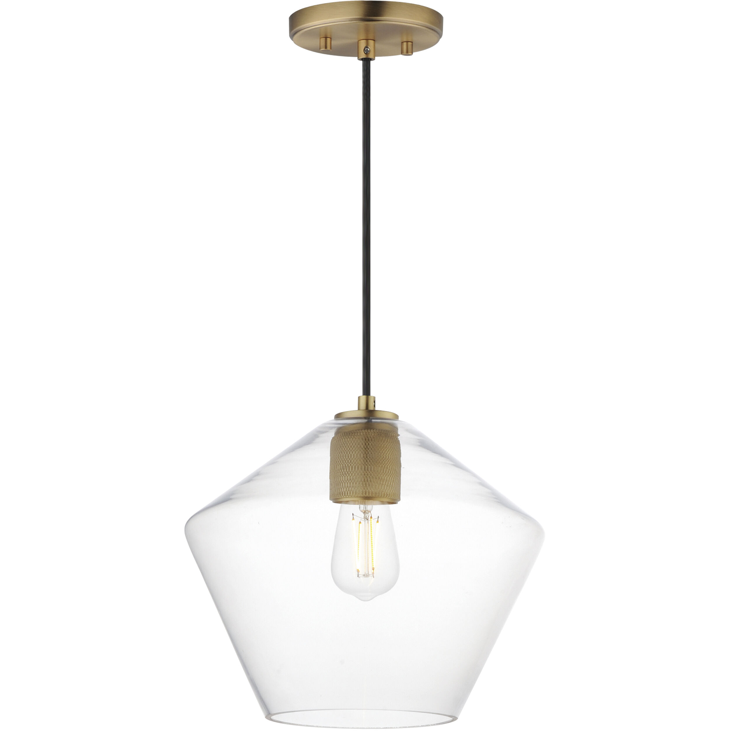 Geode 1 Light 11.75 inch Pendant