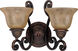 Symphony 2 Light 16 inch Oil Rubbed Bronze Wall Sconce Wall Light