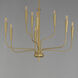Vela 9 Light 32 inch Satin Brass Multi-Tier Chandelier Ceiling Light