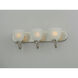 Axis 3 Light 24 inch Satin Nickel Bath Vanity Wall Light