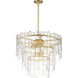 Warren 9 Light 24 inch Gold Leaf Multi-Light Pendant Ceiling Light