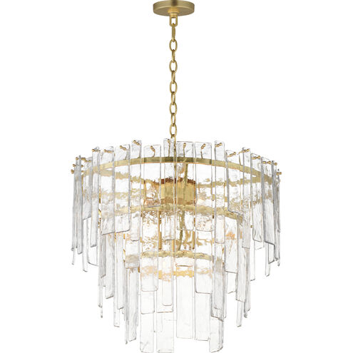 Warren 9 Light 24 inch Gold Leaf Multi-Light Pendant Ceiling Light