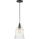 Revival 1 Light 7.75 inch Oil Rubbed Bronze Mini Pendant Ceiling Light
