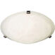 Malaga 3 Light 16 inch Oil Rubbed Bronze Flush Mount Ceiling Light in Marble