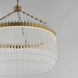 Jolie LED 24 inch Natural Aged Brass Single Pendant Ceiling Light