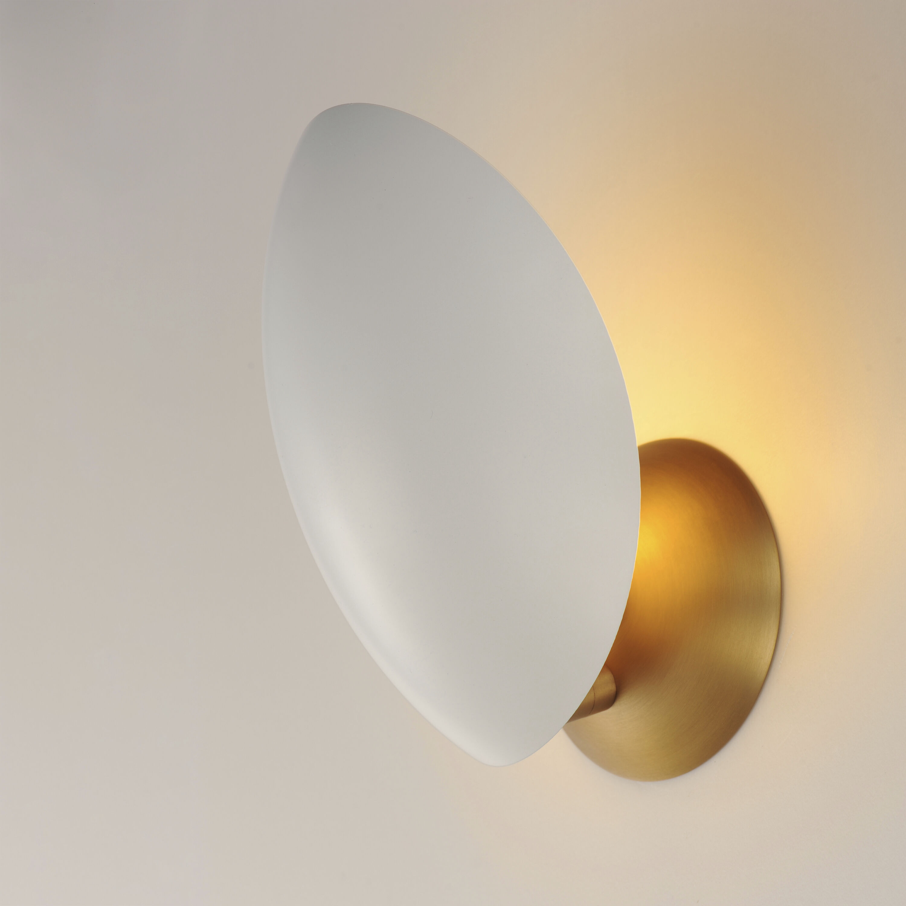 Maris 1 Light 5.5 inch White and Natural Aged Brass Wall Sconce Wall Light