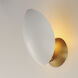 Maris 1 Light 5.5 inch White and Natural Aged Brass Wall Sconce Wall Light