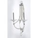 Paris 2 Light 15 inch Polished Nickel Wall Sconce Wall Light