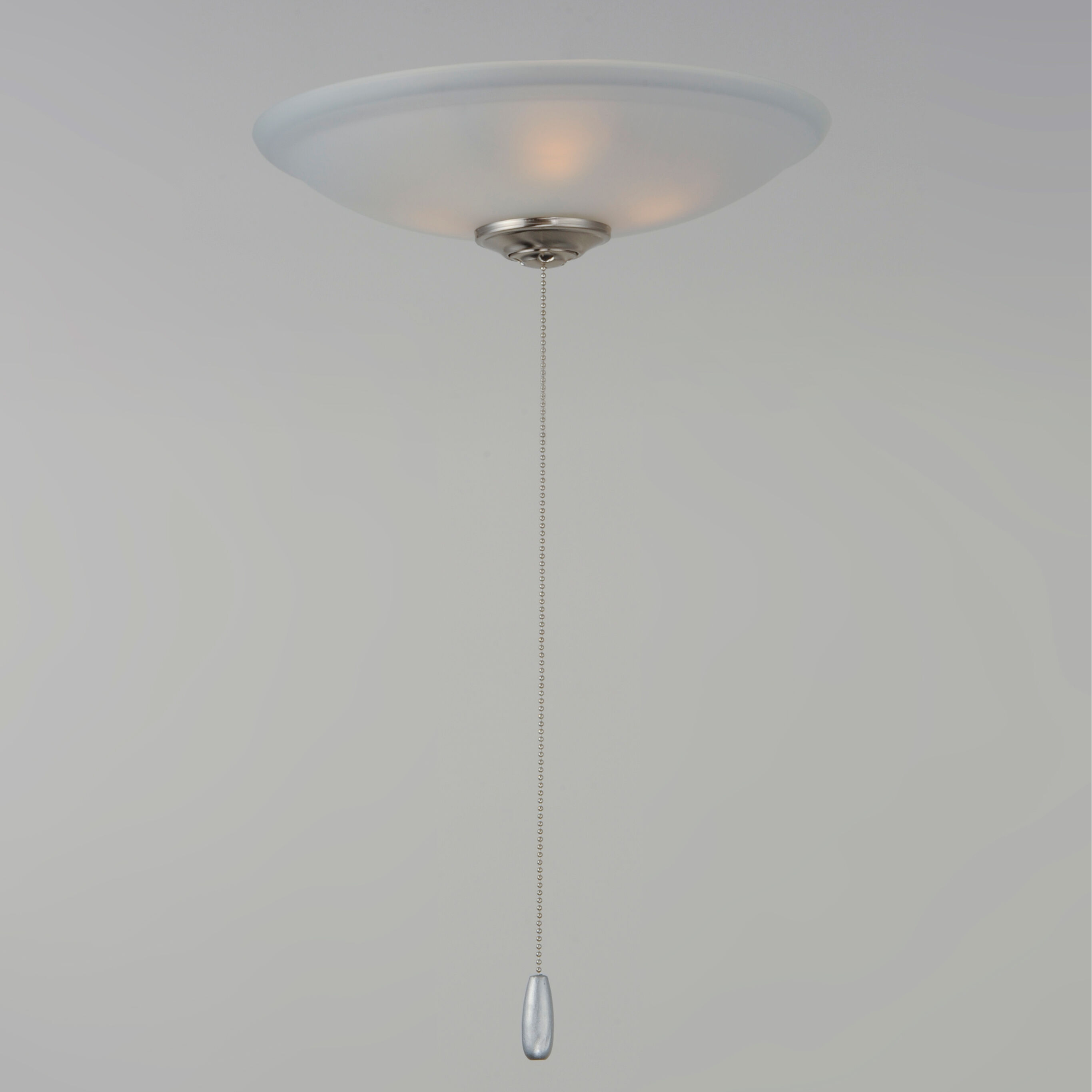 Basic-Max 3 Light Incandescent Satin Nickel Ceiling Fan Light Kit