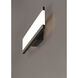 Visor LED 18 inch Black Bath Vanity Wall Light