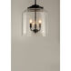 Acadia 3 Light 14 inch Black Multi-Light Pendant Ceiling Light