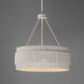 Satori 3 Light 24 inch Ecru Flush Mount Ceiling Light