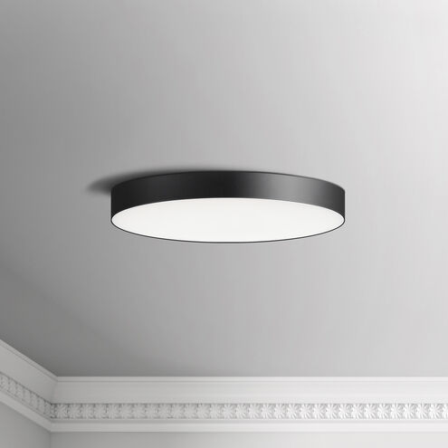 Trim LED 7 inch Black Flush Mount Ceiling Light