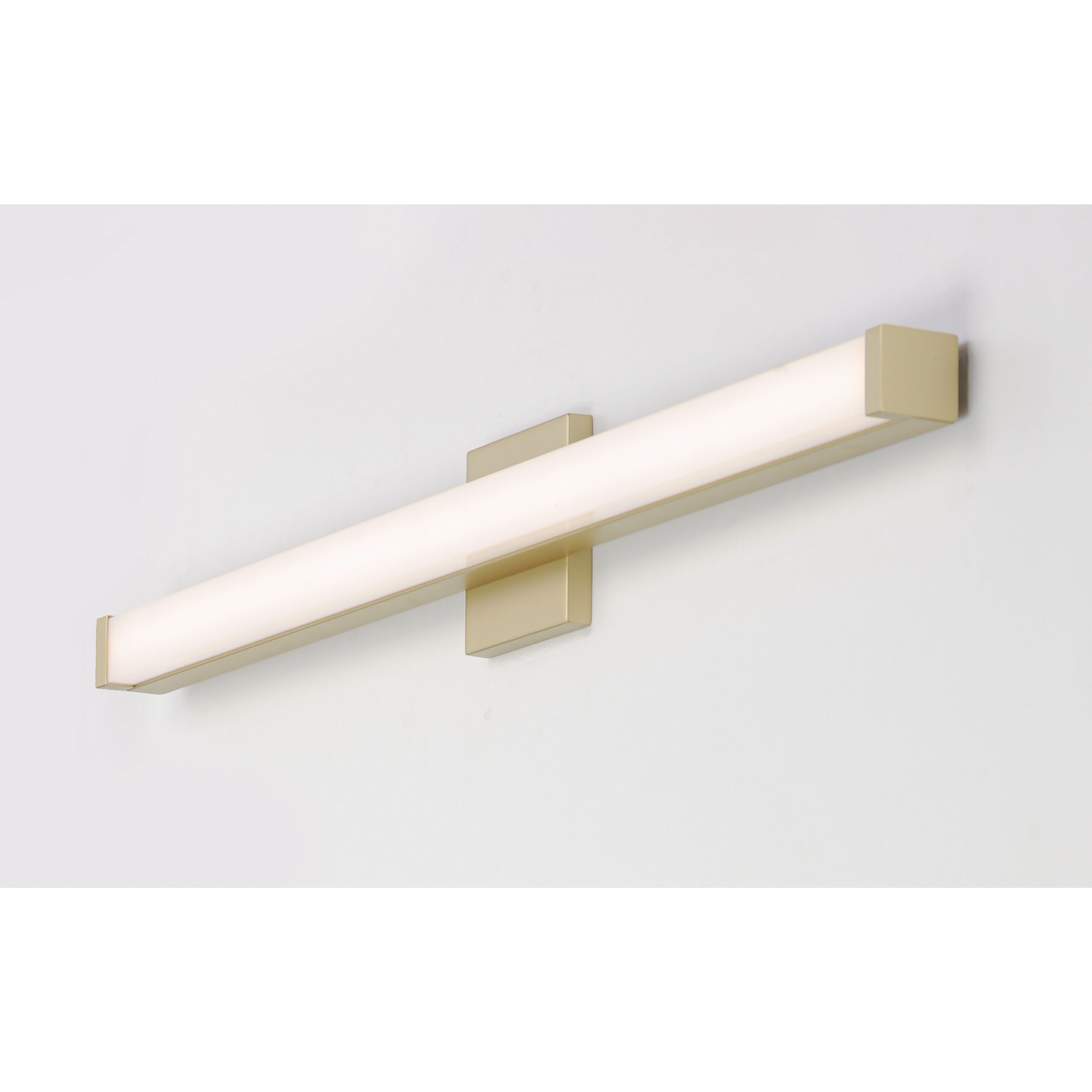 Spec Vanity LED 30 inch Gold Bath Vanity Wall Light