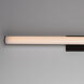 Rail LED 30 inch Black Bath Vanity Wall Light
