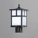 Coldwater 1 Light 12 inch Black Outdoor Pole/Post Mount in White