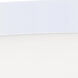 Trim - 0-10 V LED 9 inch White Flush Mount Ceiling Light