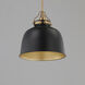 Hollis 1 Light 12 inch Natural Aged Brass Single Pendant Ceiling Light
