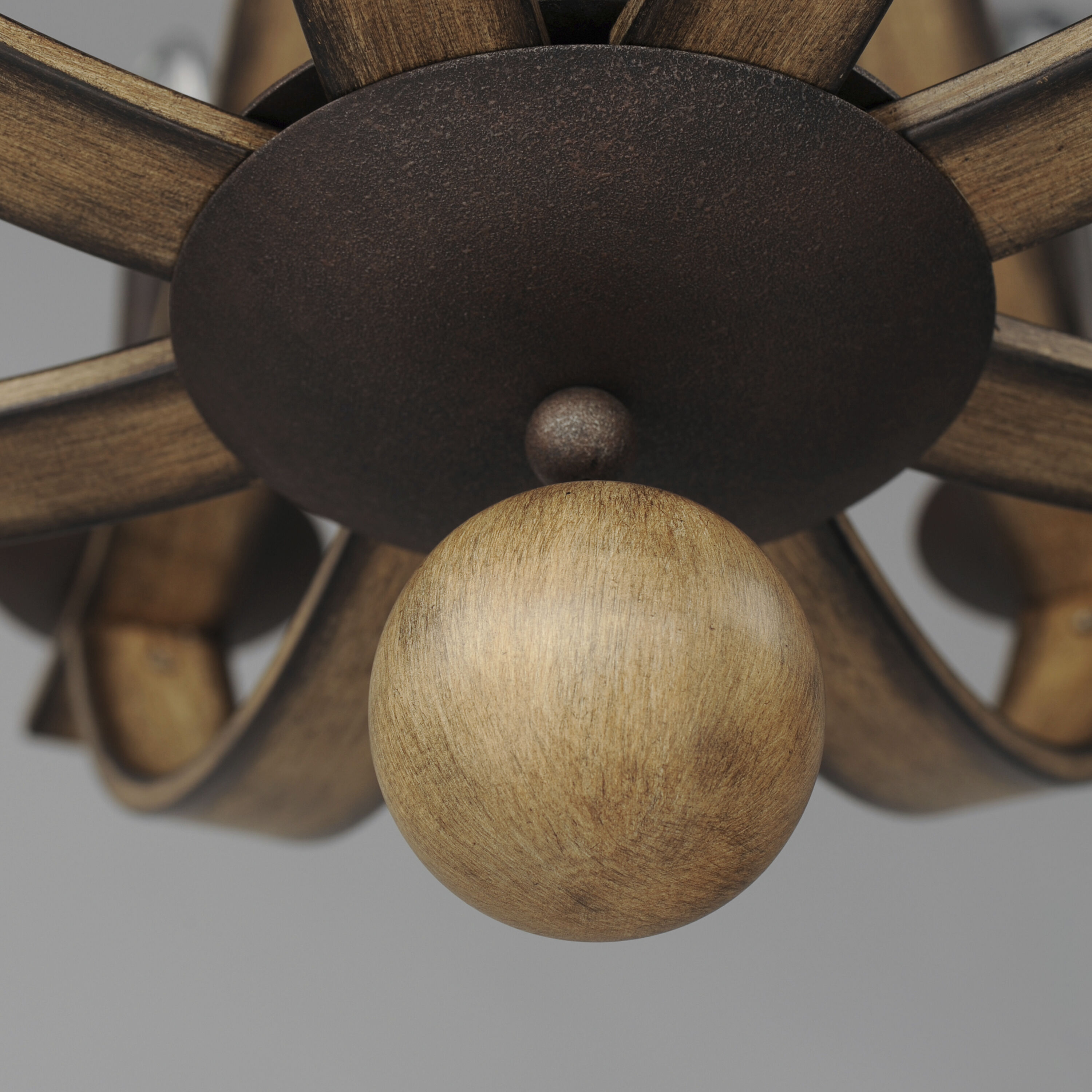 Basque 8 Light 32 inch Driftwood and Anthracite Chandelier Ceiling Light