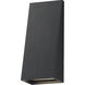 Pathfinder LED 12 inch Black Outdoor Wall Mount
