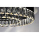 Icycle LED 21.5 inch Polished Chrome Flush Mount Chandelier Ceiling Light