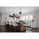 Nordic 1 Light 14 inch Tan Leather/Black Single Pendant Ceiling Light in Tan Leather and Black