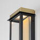 Rincon LED 16 inch Black / Gold Outdoor Wall Mount