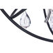 Orbit 4 Light 19 inch Anthracite and Polished Nickel Single Pendant Ceiling Light
