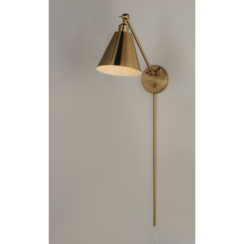 Library 1 Light 8 inch Heritage Wall Sconce Wall Light
