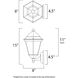 Westlake 1 Light 15 inch White Outdoor Wall Mount