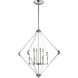 Lucent 8 Light 35.5 inch Polished Nickel Multi-Light Pendant Ceiling Light
