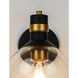 Cabin LED 13.25 inch Bronze and Gold Outdoor Wall Mount