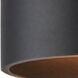 Outpost 1 Light 7.25 inch Black Outdoor Wall Mount