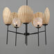 Maldives 5 Light 26 inch Black Chandelier Ceiling Light