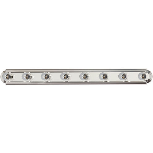Essentials - 712x 8 Light 48 inch Polished Chrome Bath Light Wall Light