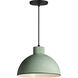 Rockport 1 Light 12 inch Sage Green Single Pendant Ceiling Light