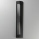 Triform 2 Light 32 inch Black and Antique Brass Outdoor Wall Mount