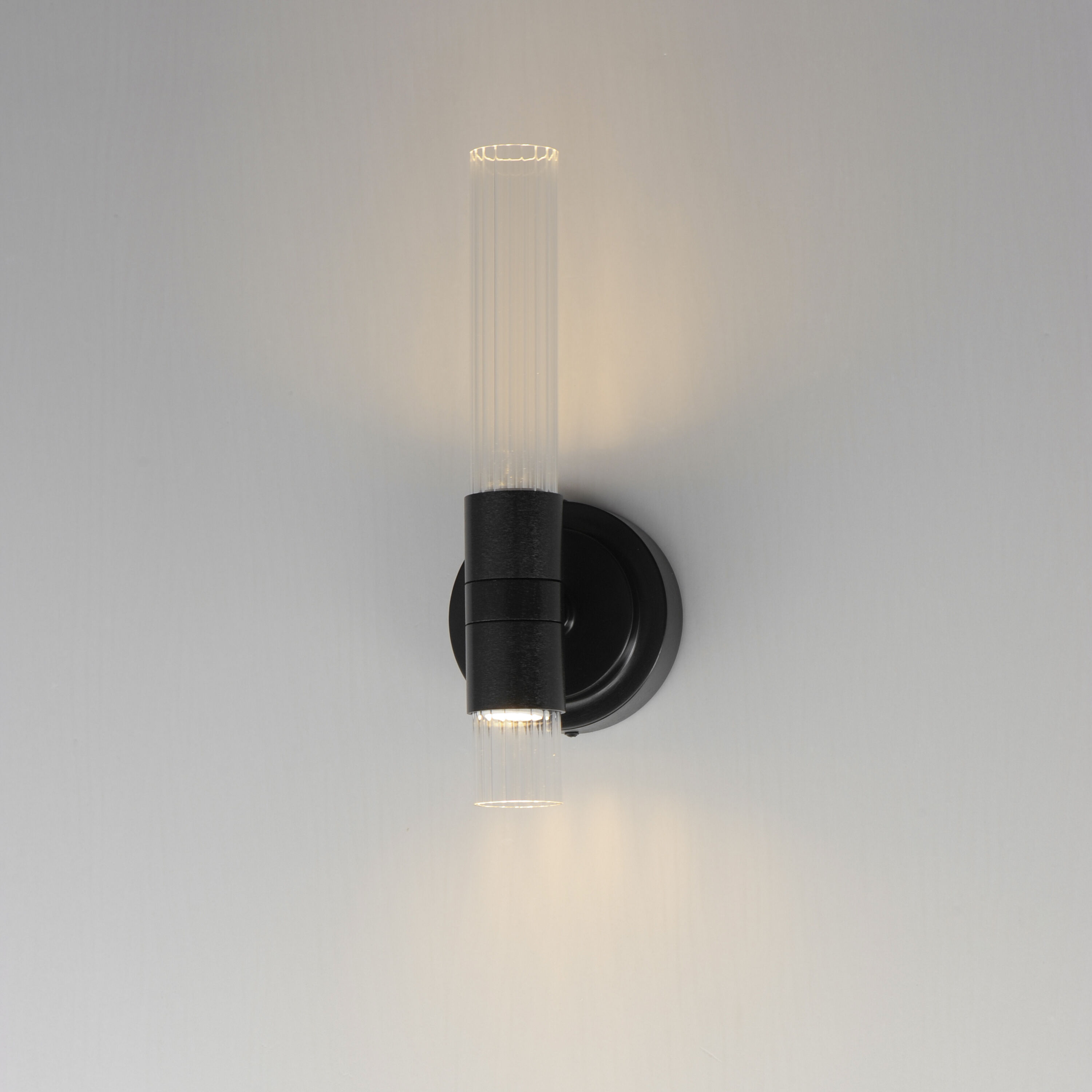 Ovation LED 4 inch Black Wall Sconce Wall Light