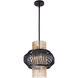 Aviary LED 15 inch Oil Rubbed Bronze Single Pendant Ceiling Light