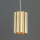 Allegra 1 Light 9.5 inch Weathered Brass Mini Pendant Ceiling Light