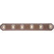 Maxim Lighting Essentials 6 Light Bath Light in Country Stone 7126CS