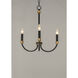 Charlton 3 Light 20 inch Black and Antique Brass Chandelier Ceiling Light in Antique Brass and Black