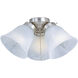 San Gabriel 3 Light Incandescent Satin Nickel Ceiling Fan Light Kit